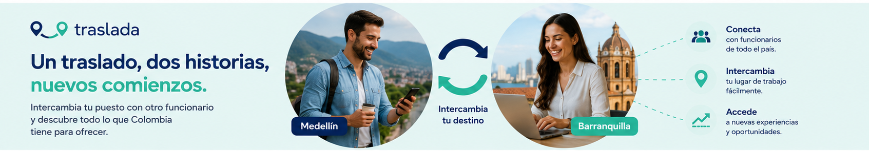 Un traslado, dos historias, nuevos comienzos